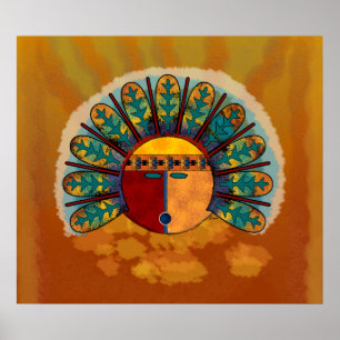 Póster Máscara de Kachina