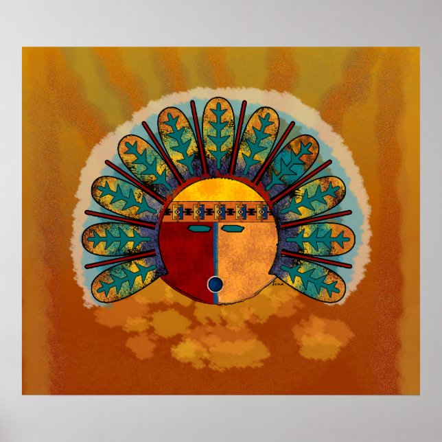 Póster Máscara de Kachina (Frente)