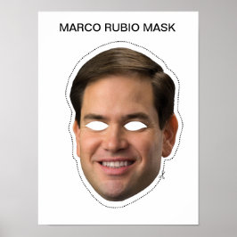 Póster Máscara de Marco Rubio