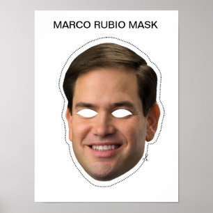 Póster Máscara de Marco Rubio