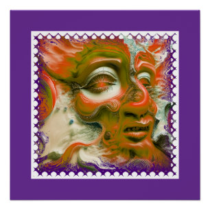 Póster Máscara de Mardi Gras