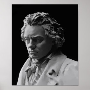PÓSTER MÁSCARA DE MUERTE DE BEETHOVEN
