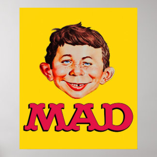 Póster Máscara de Pegatina de camiseta de Mad Magazine