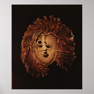 Póster Máscara de Séneca usada en ritos de invierno