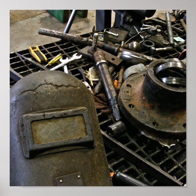 Póster máscara de soldadura (Frente)