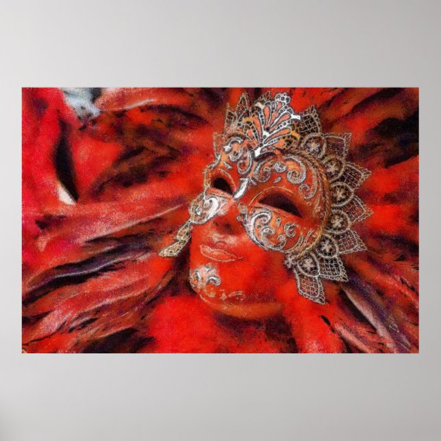 Póster Máscara de Venecia (Frente)