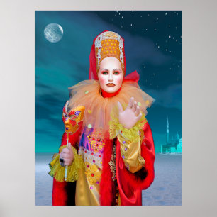 Póster Máscara de Venecia