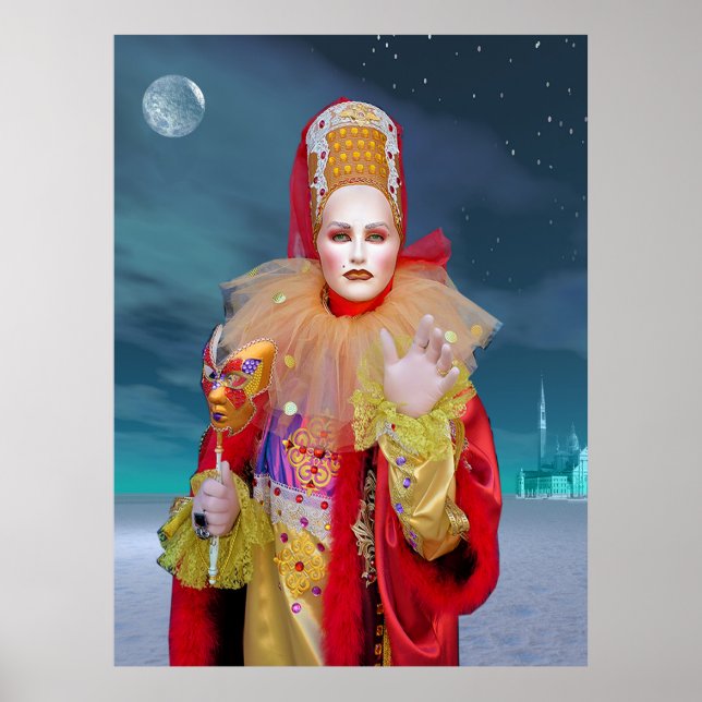 Póster Máscara de Venecia (Frente)