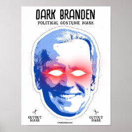 Póster Máscara de vestuario de Branden oscuro