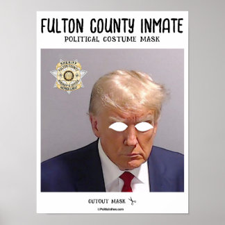 Póster Máscara de vestuario de recluso del condado de Ful