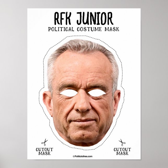Póster Máscara de vestuario júnior RFK (Frente)