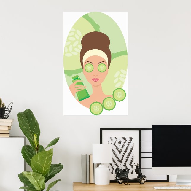 Póster Máscara Facial de Pepino (Subido por el creador)
