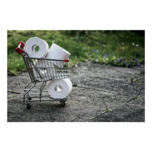 Póster Máscara protectora de virus de Corona