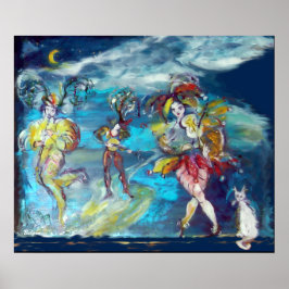 PÓSTER MÁSCARA VENECIANA / MÚSICA EN LA NOCHE