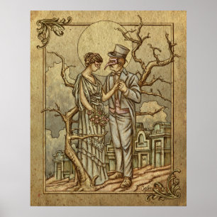 Póster "Mascarada de medianoche"