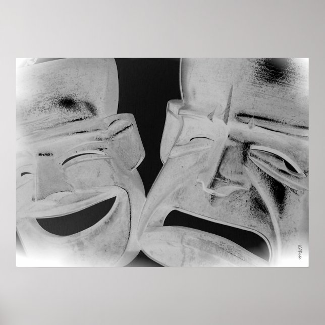 Póster Máscaras de emociones (Frente)