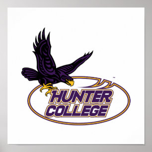 Póster Mascota de los Hawks de Hunter College