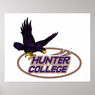 Póster Mascota de los Hawks de Hunter College