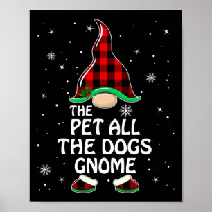 Póster Mascota Todos Los Perros Gnome Búfalo Pintado Fami