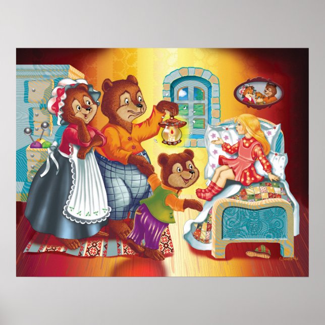 Póster Masha y 3 osos (Frente)