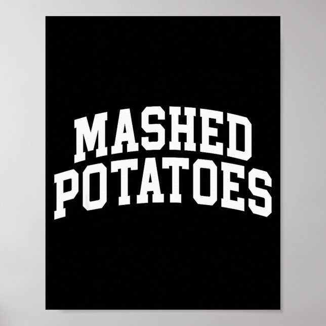 Póster Mashed Potatoes Thanksgiving, Potatoes Thanksgivin (Frente)