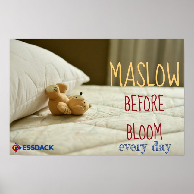 Póster Maslow Before Bloom (Frente)