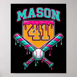 Póster Mason 41 Meme Helado Goteo Bysebyll Cumpleaños Cos