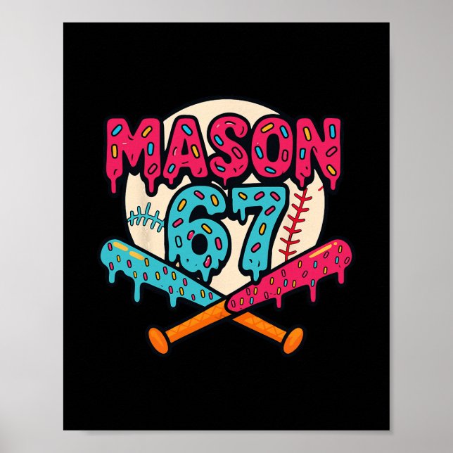Póster Mason 67 Funny Ice Cream Drip Sell Meme Graphics 1 (Frente)
