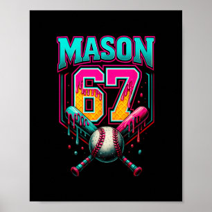 Póster Mason 67 Helado Divertido Goteo Bysebyll Helado D
