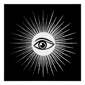 Póster Masonic eye