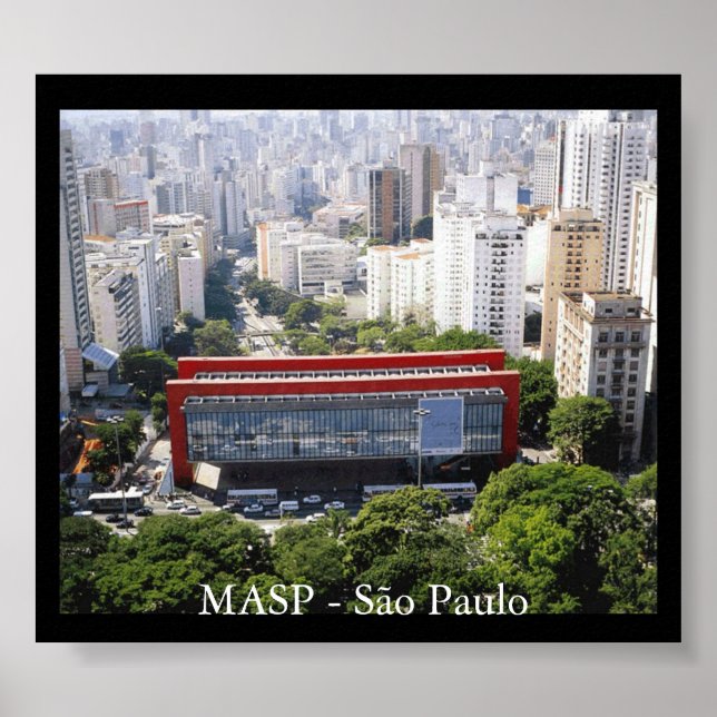 Póster MASP - São Paulo (Frente)