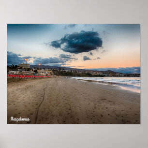 Póster Maspalomas Sunset