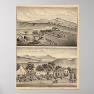 Póster Masque, las residencias de Stanley, granjas