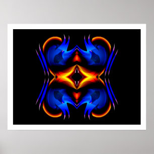 Póster Masque tribal de la fertilidad