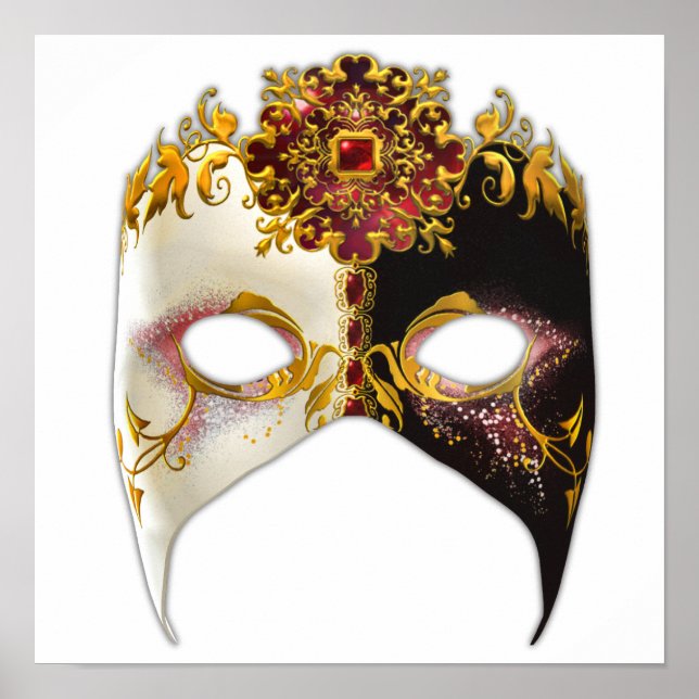 Póster Masque veneciano: Ruby Jewel (Frente)