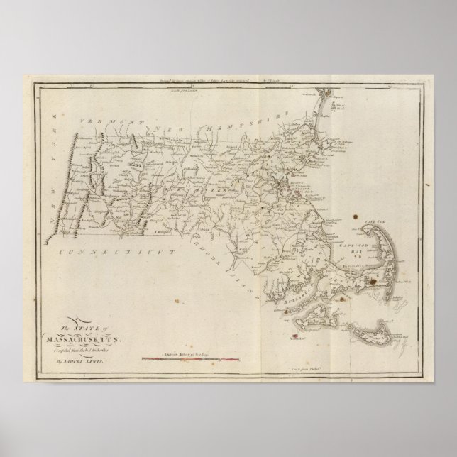 Póster Massachusetts 5 (Frente)