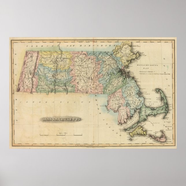 Póster Massachusetts 5 (Frente)