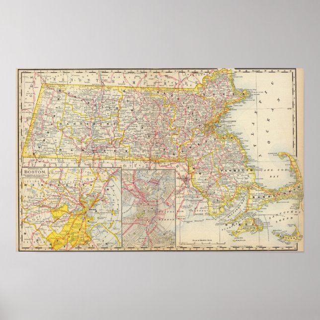 Póster Massachusetts 6 (Frente)