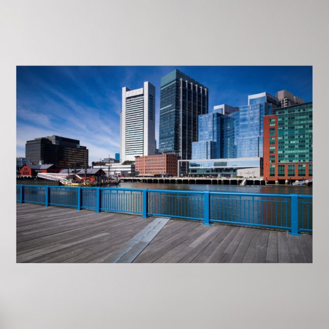 Póster Massachusetts, Boston, Banco de la Reserva Federal (Frente)