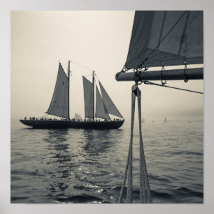Póster Massachusetts, Gloucester, Festival de Schooner 2