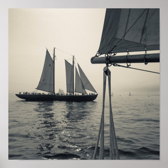 Póster Massachusetts, Gloucester, Festival de Schooner 2 (Frente)