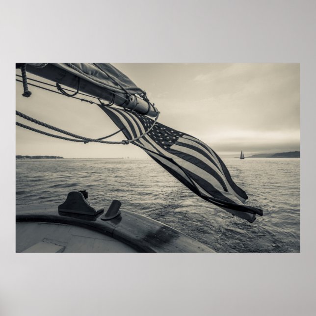 Póster Massachusetts, Gloucester, Festival de Schooner 5 (Frente)