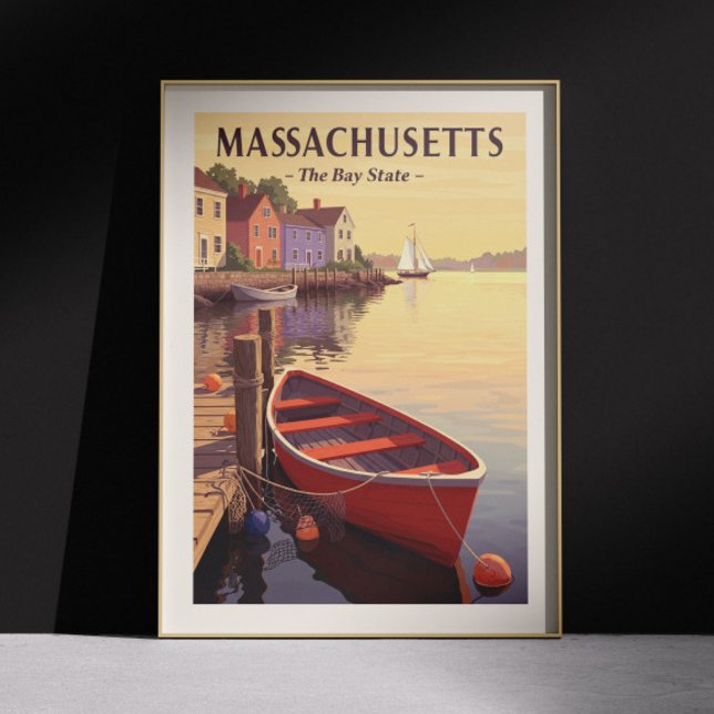 Póster Massachusetts vintage (Subido por el creador)