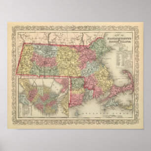 Póster Massachusetts y Rhode Island 2