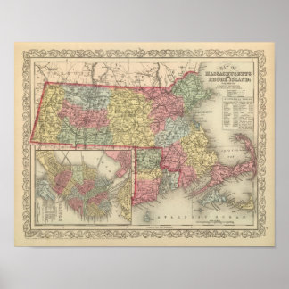 Póster Massachusetts y Rhode Island 2