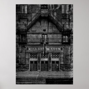 Póster Massey Hall No 1 Versión de Película Antigua