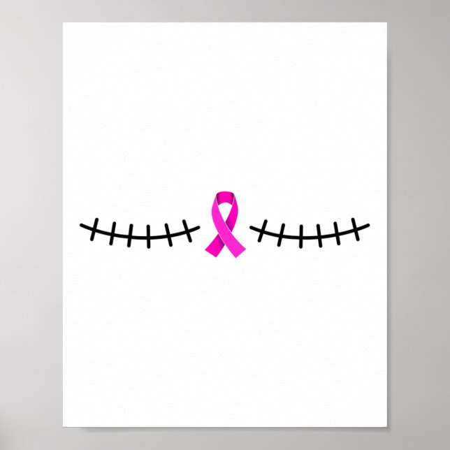 Póster Mastectomía Superviviente de Cáncer de Mama (Frente)