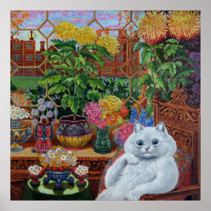 Póster "Master of Cat College" por Louis Wain