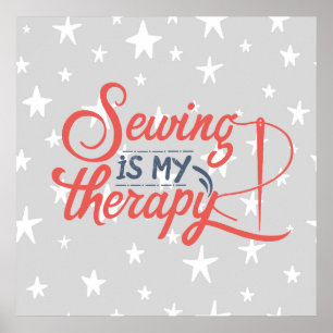 Póster Masticar es mi terapia Typografía Muro Poster