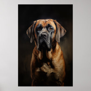 Póster Mastiff en inglés
